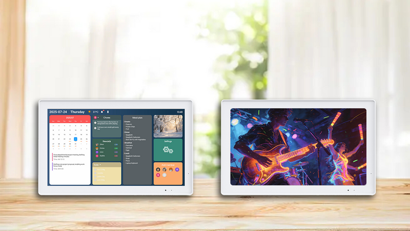 Home Dashboard + Photo Screensaver