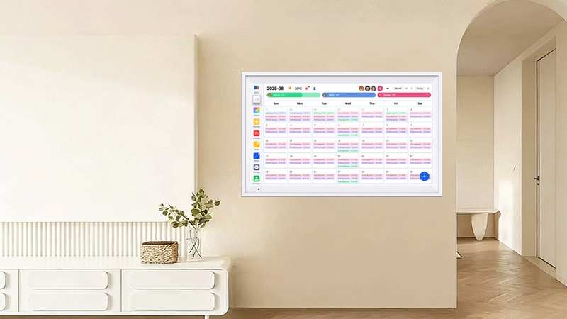 Everyone's schedule at a glance