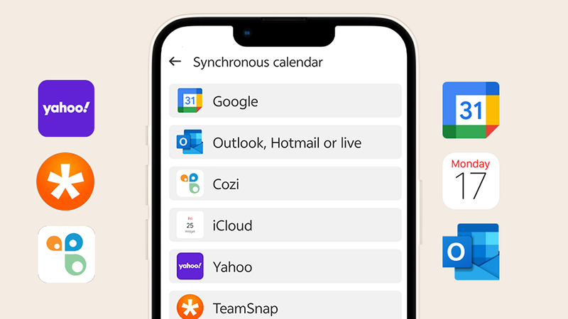 Stay in sync across calendars
